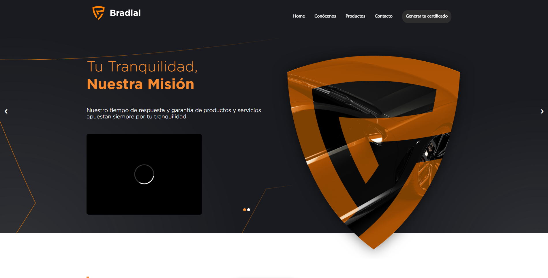 Sitio Bradial de certificados automotrices