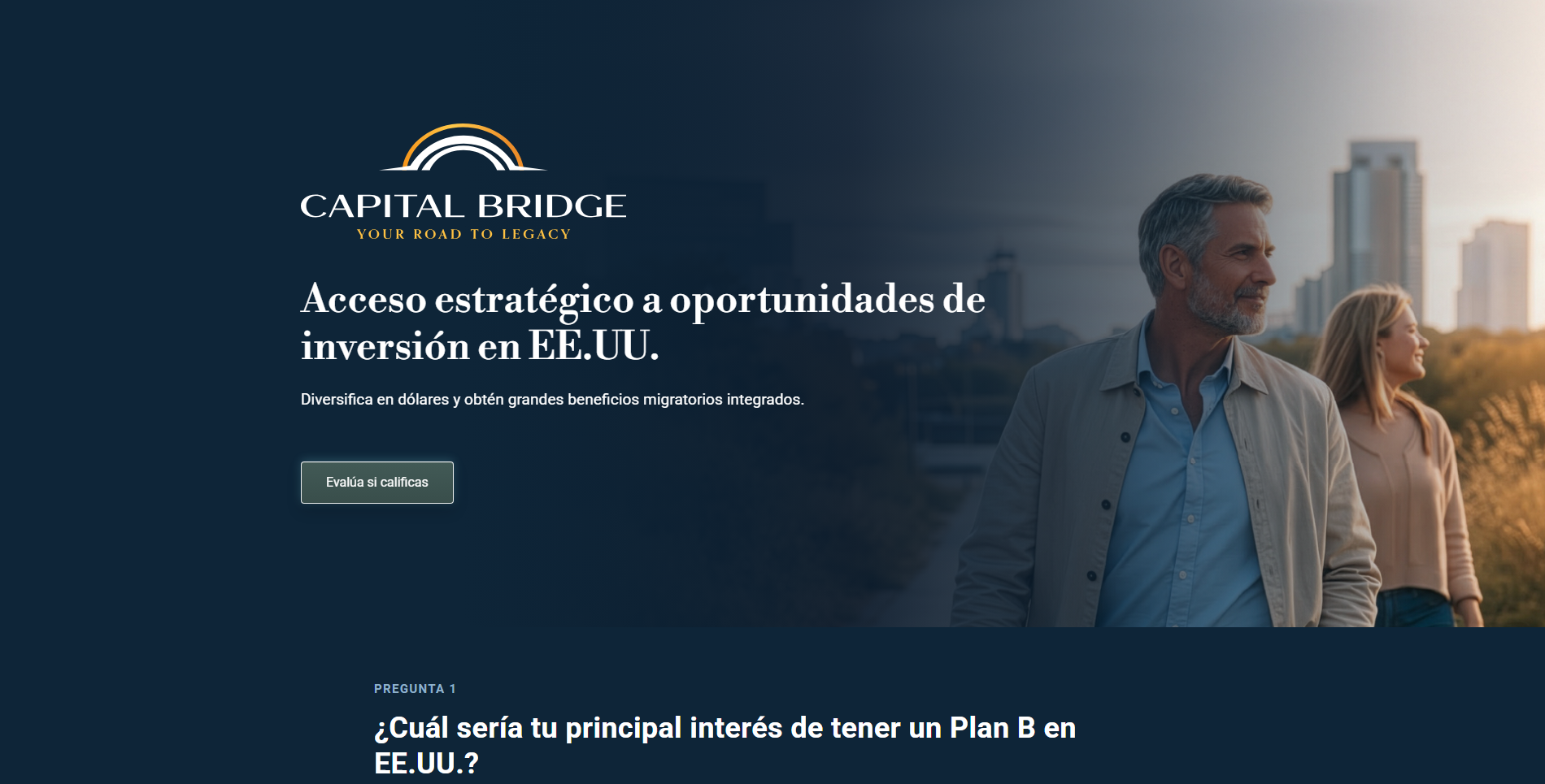 Sitio Capital Bridge de inversión