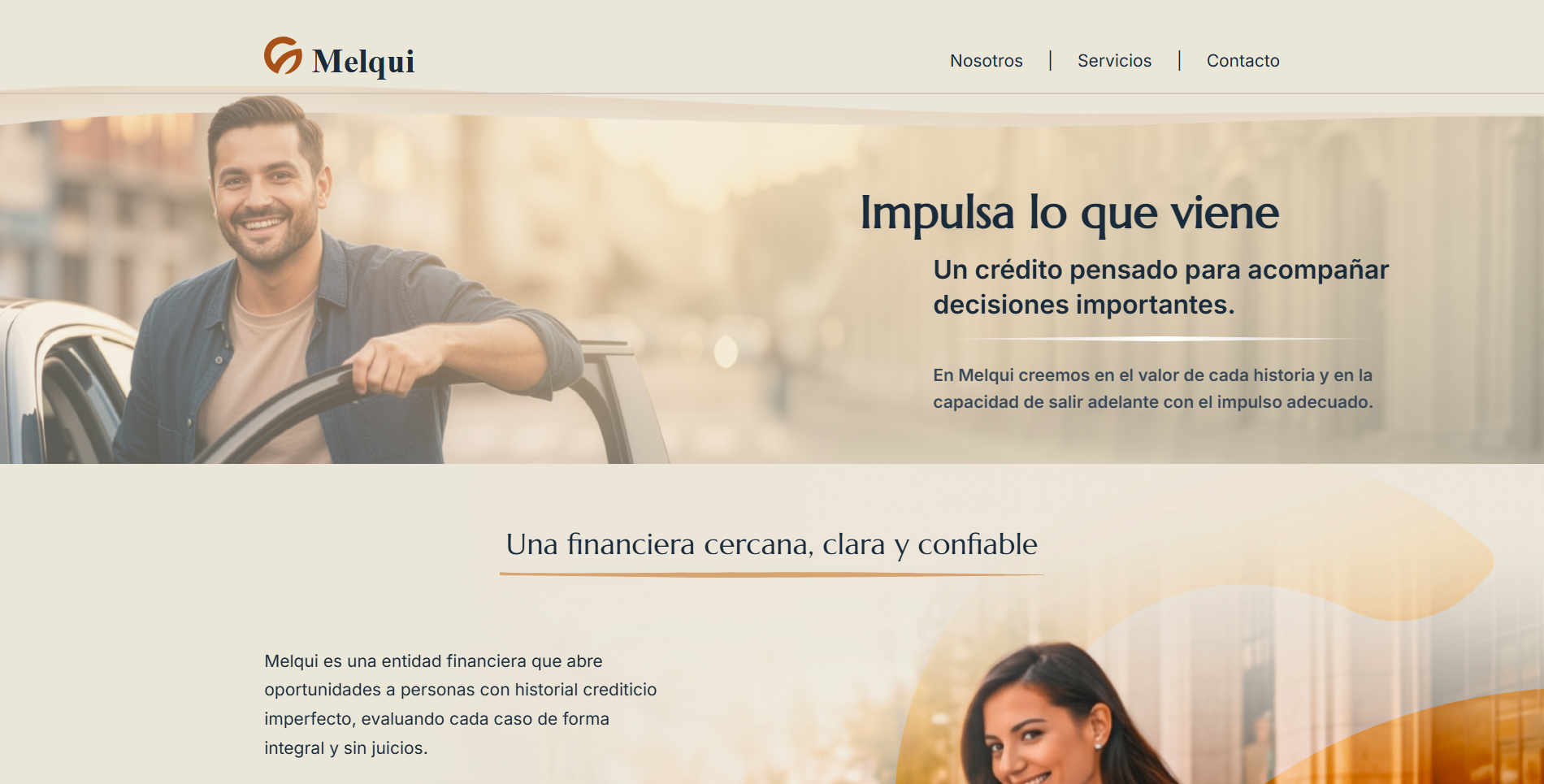 Sitio Melqui de crédito
