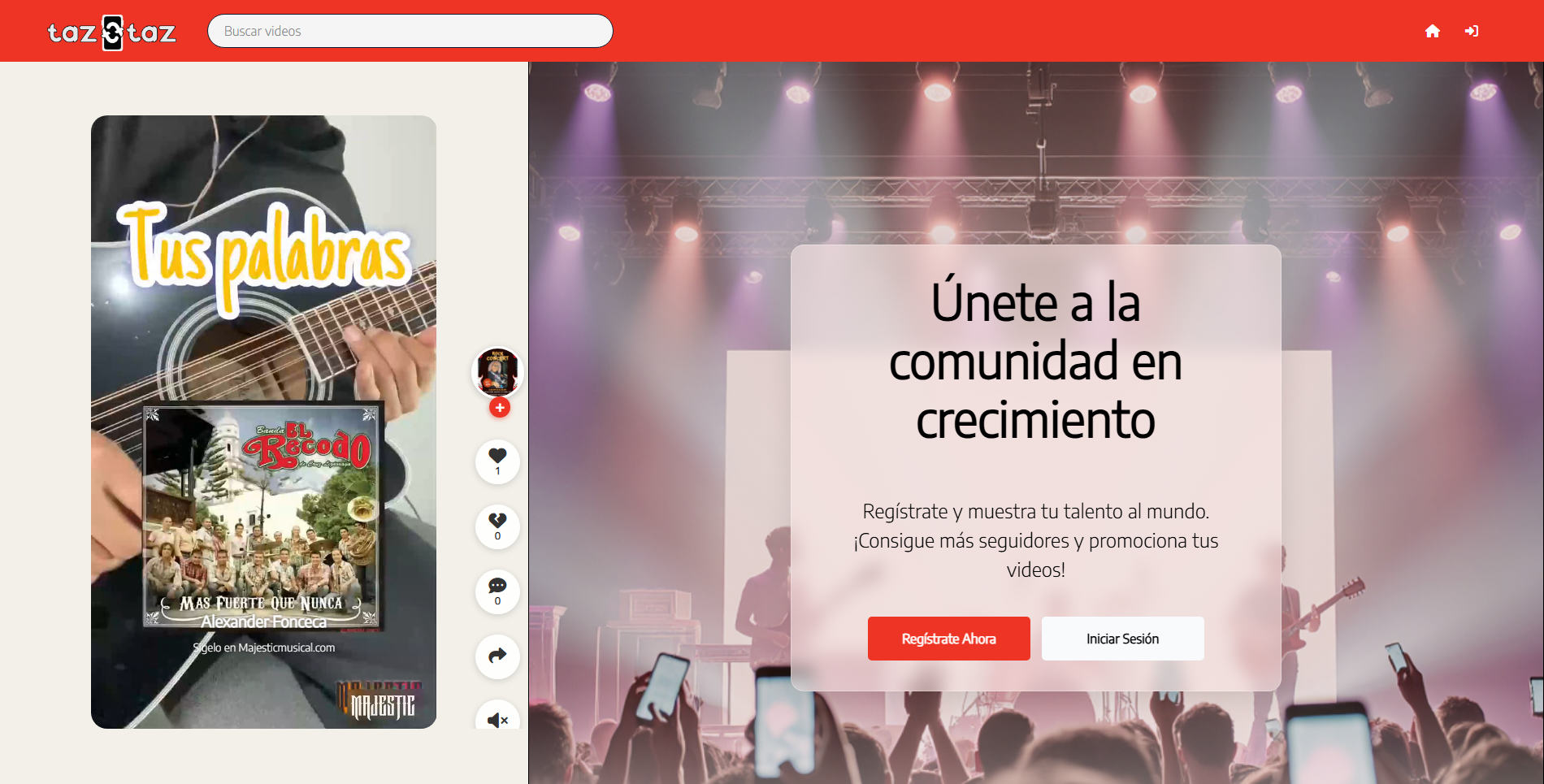 Plataforma TazTaz de videos