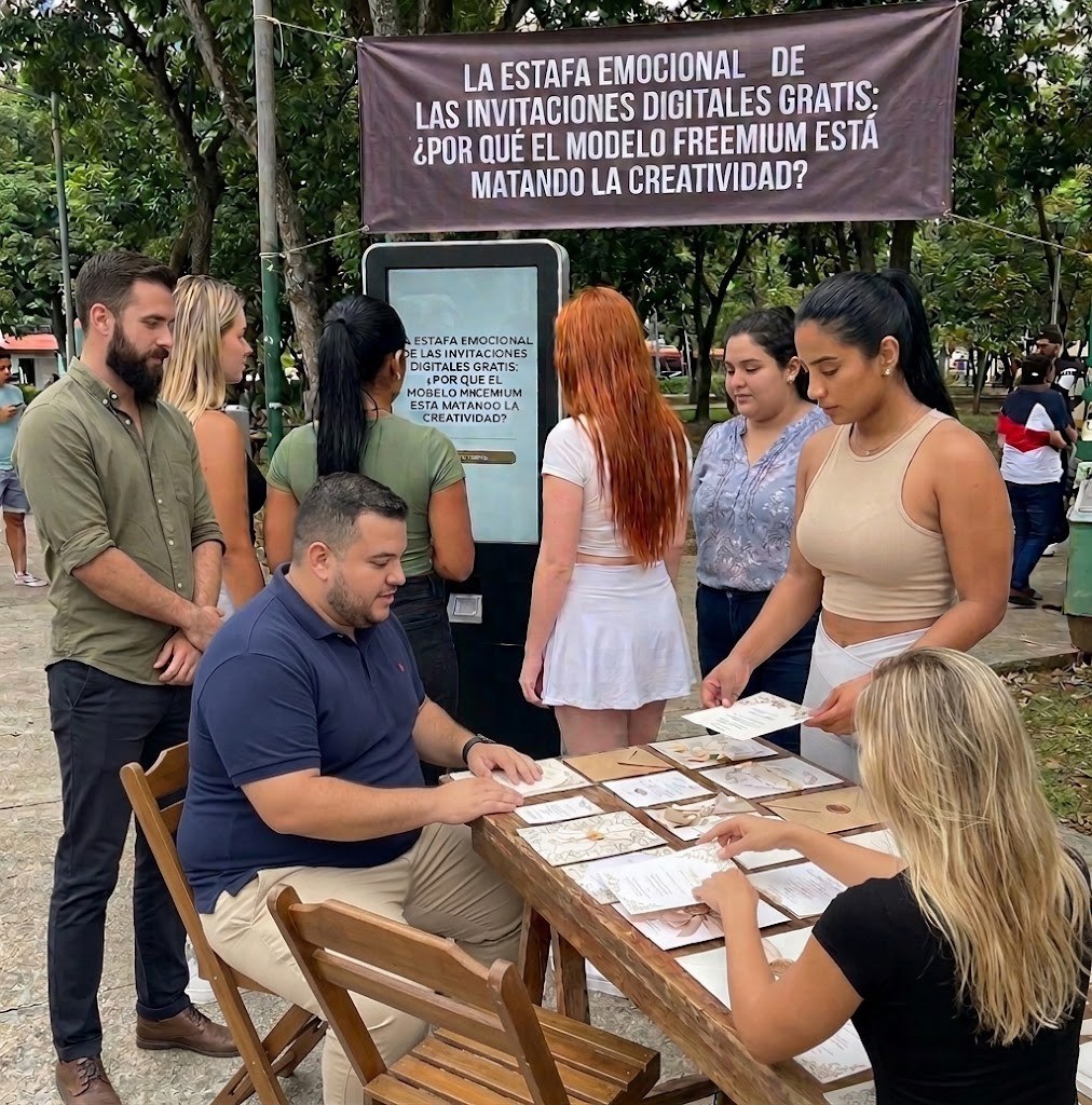 La estafa emocional de las invitaciones digitales gratis: ¿por qué el modelo freemium está matando la creatividad?