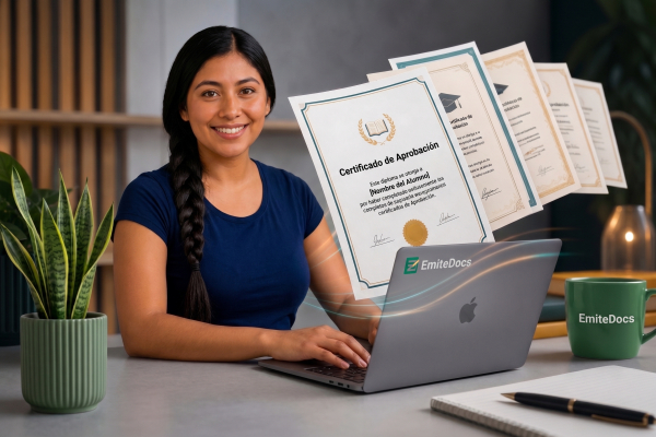 EmiteDocs: genera cientos de constancias y diplomas PDF en minutos