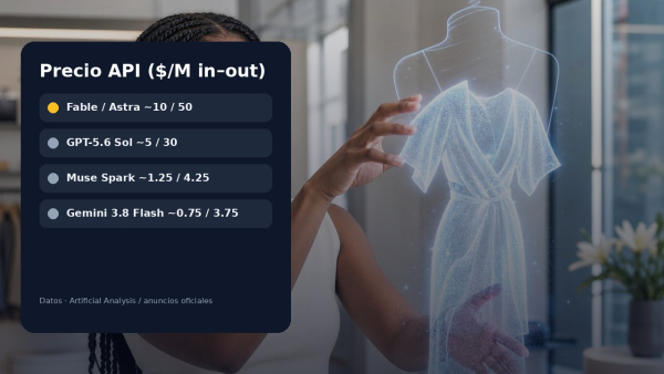 Especialista con trenzas evaluando precios de API de modelos frontera